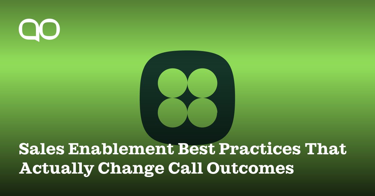 Sales Enablement Best Practices That Change Call Outcomes | Backdrop